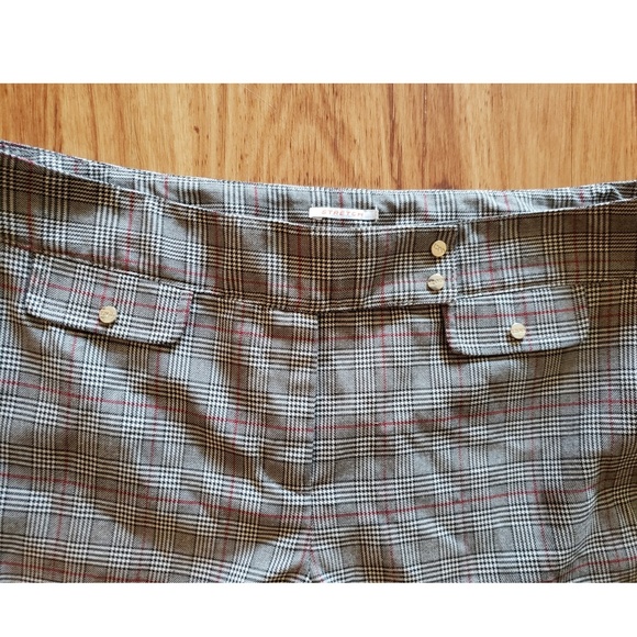 IZOD Straight Fit Plaid Pants (Size 8) - Picture 4 of 6